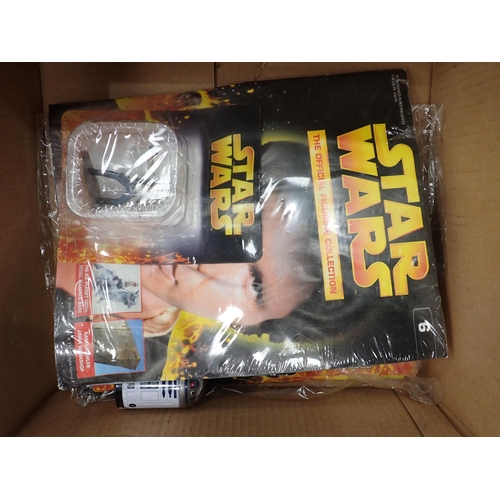 273 - Three boxes of Star Wars Bobble Buddies and other Models