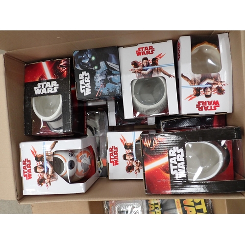 273 - Three boxes of Star Wars Bobble Buddies and other Models