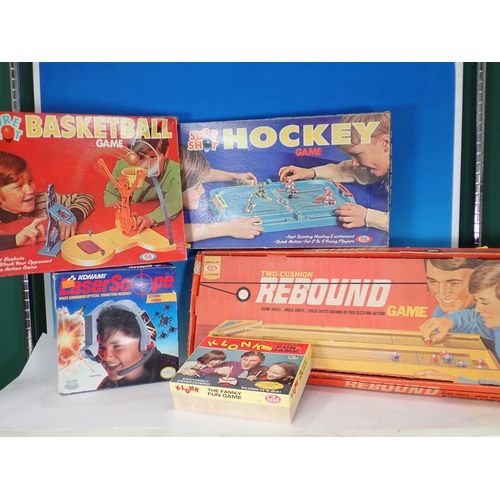 306 - A quantity of Games including Rebound, Laserscope, Hockey Game etc