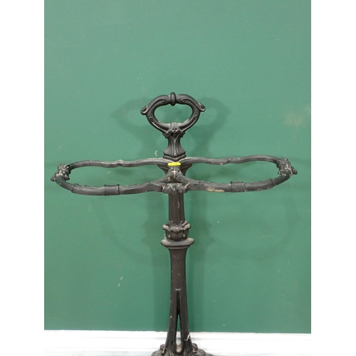 344 - A cast iron Stick Stand