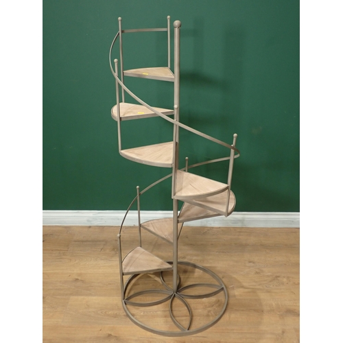 38 - A spiral Plant Stand 4ft 4in H