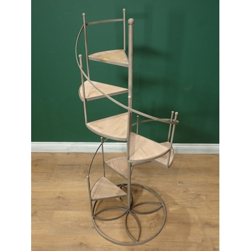 38 - A spiral Plant Stand 4ft 4in H