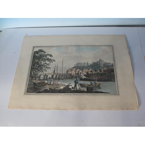 413 - AFTER JOSEPH FARRINGTON. A selection of unframed colour reprints depicting scenes at Putney Bridge; ... 