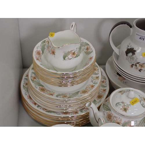 472 - A Duchess 'Greensleeves' Tea Service and a Royal Doulton 'Westwood' part Dinner and Tea service