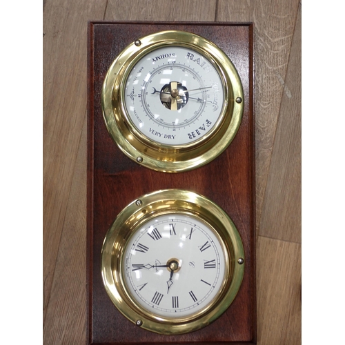 490 - Two boxes of Various Clocks, Barometers Radios etc