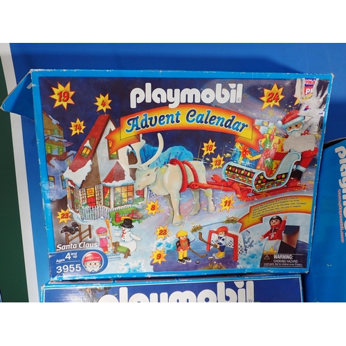 505 - Three Playmobil sets, Noah's Ark, Advent Calendar and Fantasy scene