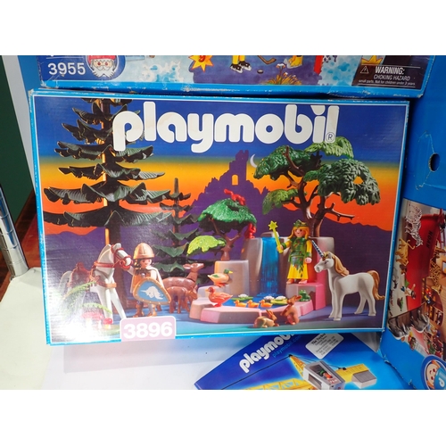 505 - Three Playmobil sets, Noah's Ark, Advent Calendar and Fantasy scene