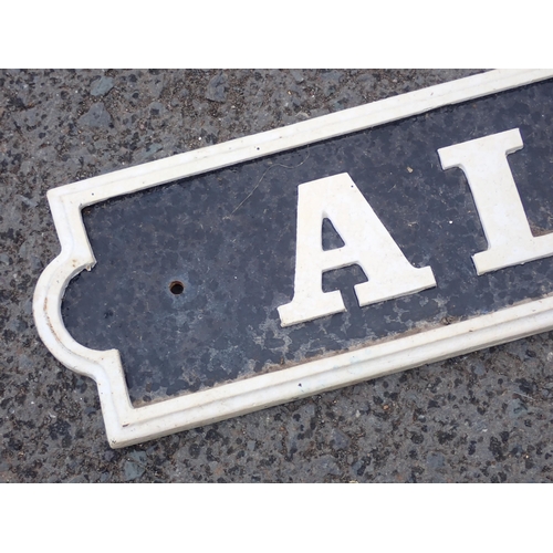 547 - A cast metal 'Albert Square' Sign