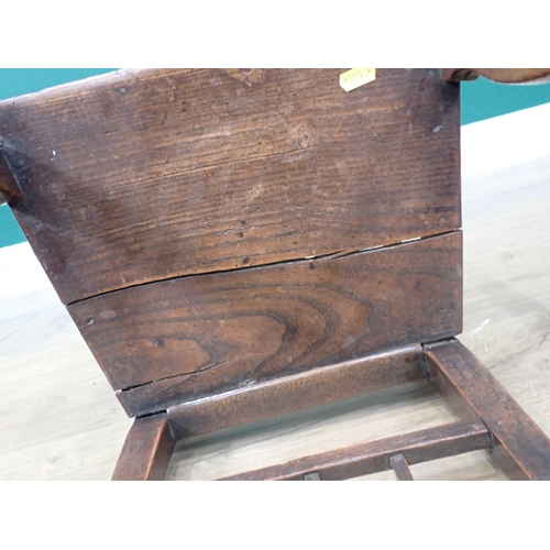 580 - An 18th Century ash and elm child's Elbow Chair