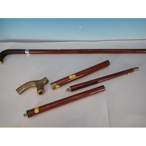 639 - An antique Sword Stick and another Stick