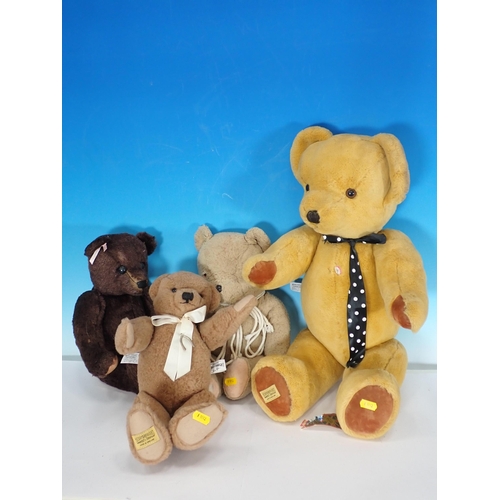 665 - Two Merrythought Teddy Bears and two others