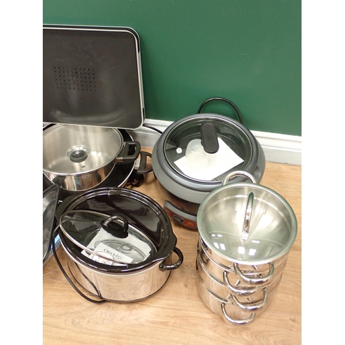 681 - Two boxes of modern Saucepans and Cookingware