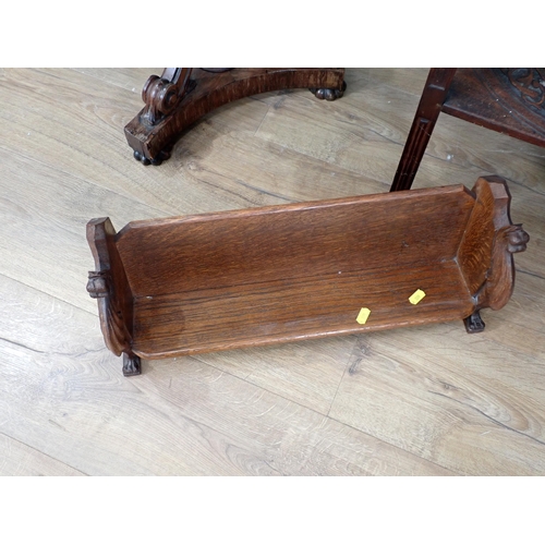 70 - A 19th Century rosewood circular Pillar Table mounted upon leafage carved baluster column and three ... 