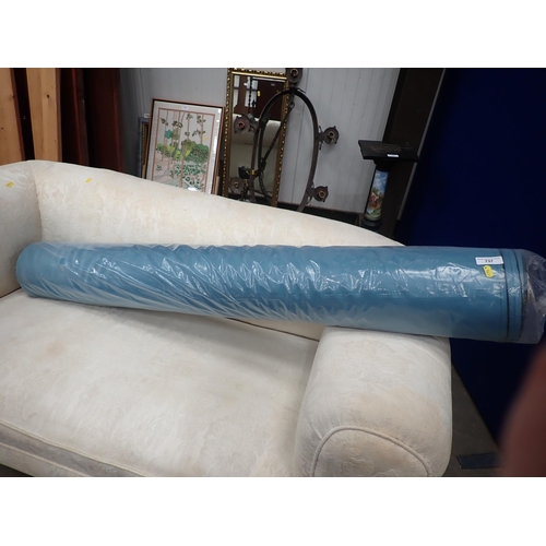 737 - A roll of blue Fabric, 4ft 7in W