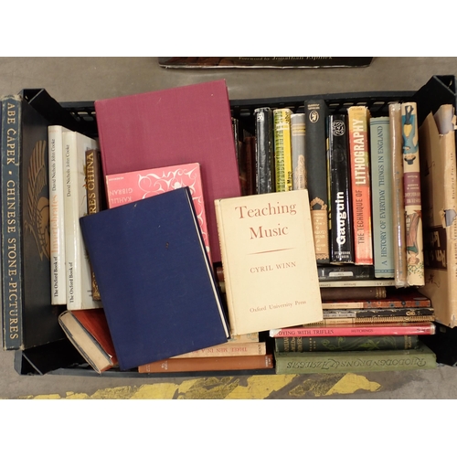 738 - Two boxes of Books including Natural History, 'Hardy Plant' and 'The Modern Physician'