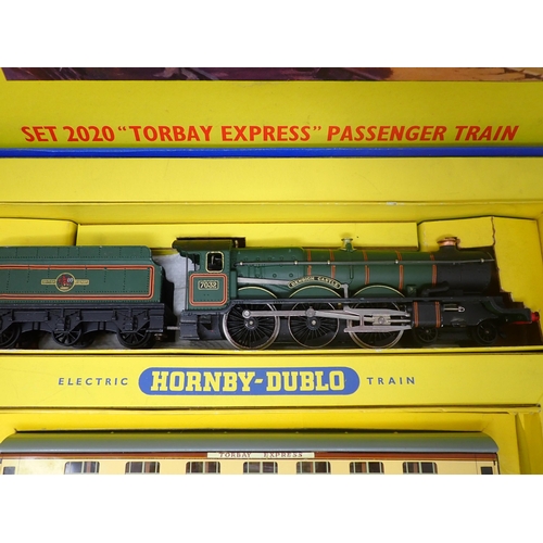 1003 - A boxed Hornby-Dublo No.2020 2-rail 'Torbay Express' Set, mint and boxed. All items in mint conditio... 