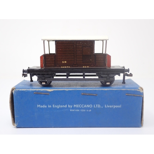 1004 - A Hornby-Dublo D1 S.R. Brake Van, boxed and mint. This rare model in mint condition. Box is June 195... 