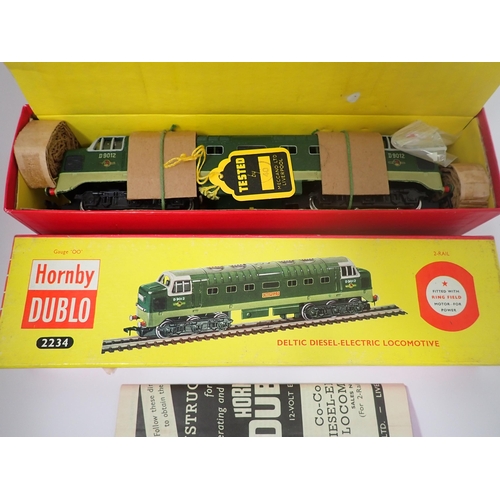 1006 - A Hornby-Dublo Deltic Locomotive 'Crepello', boxed and mint. Model assumed mint as it is still strun... 