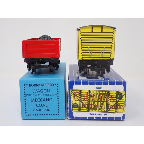 1030 - A boxed B. Huxley limited edition Meccano Coal Wagon and a boxed Colman's Mustard Wagon. Brian Huxle... 