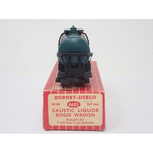 1031 - A boxed Hornby-Dublo No.4685 Caustic Liquor Bogie Wagon, unused. Wagon in mint condition showing no ... 