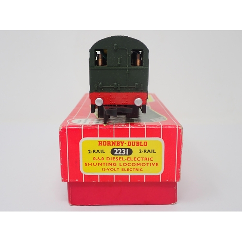 1034 - A boxed Hornby-Dublo No.2231 0-6-0 Diesel Shunter, mint condition. Model appears unused, box in exce... 