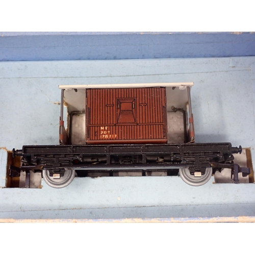 1036 - A rare Hornby-Dublo EDG7 LNER Tank Goods Set with Royal Scot Box. This rare set has a factory date s... 