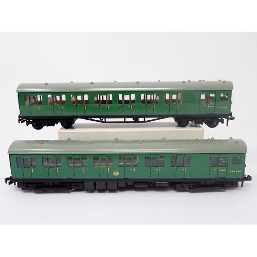 1037 - A boxed Hornby-Dublo N0.2050 Suburban Electric Train Set. Power Car and Trailer Car are unused, orig... 