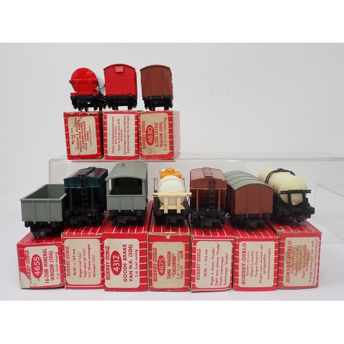 1057 - Ten boxed Hornby-Dublo Wagons including Nos. 4312, 4313, 4318, 4626, 4627, 4630, 4655, 4657, 4675 an... 