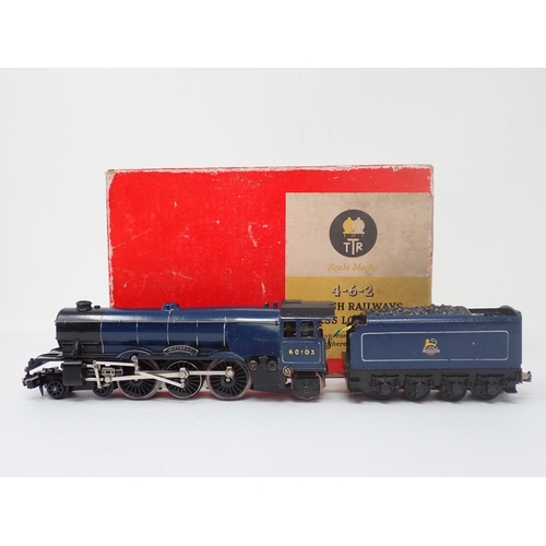 1061 - A rare boxed Trix Twin 'Scotsman' in BR blue livery, No 1/540. Some overpainting mainly to cab roof,... 