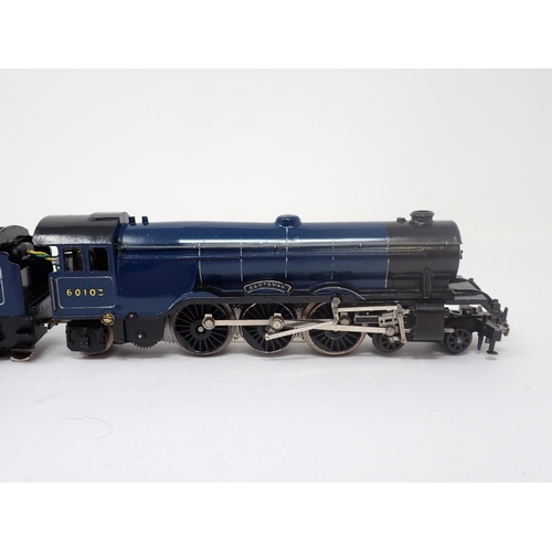 1061 - A rare boxed Trix Twin 'Scotsman' in BR blue livery, No 1/540. Some overpainting mainly to cab roof,... 