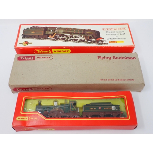 1065 - A boxed Triang/Hornby 00 gauge No.R354 'Lord of the Isles', boxed R855 'Flying Scotsman' and boxed R... 