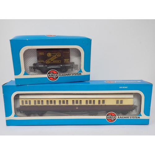 1071 - A boxed Airfix 00 gauge 2-6-2 Prairie Tank Locomotive, a boxed 0-4-2 1400 Class Locomotive, tow boxe... 