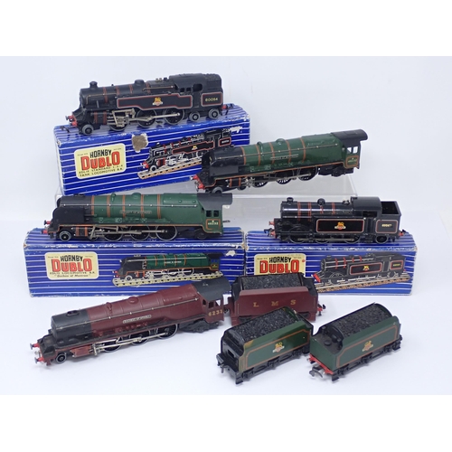 1077 - A boxed Hornby-Dublo EDL12 'Duchess of Montrose' (no box for Tender), a boxed EDL18 2-6-4T Locomotiv... 