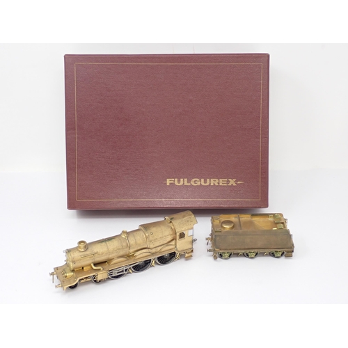 1090 - A boxed Fulgurex No.190 4-6-0 King Class unpainted Locomotive. Brass has surface marked with age. Bo... 