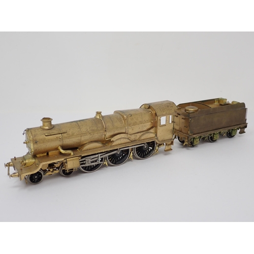 1090 - A boxed Fulgurex No.190 4-6-0 King Class unpainted Locomotive. Brass has surface marked with age. Bo... 