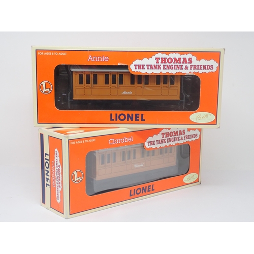 1110 - A boxed Lionel 0 gauge Coach 'Annie' and another 'Clarabel'