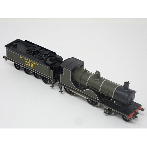 1111 - A Will's Finecast kitbuilt 00 gauge S.R (ex L.S.W.R) T9 Class Locomotive No.388 olive livery in orig... 