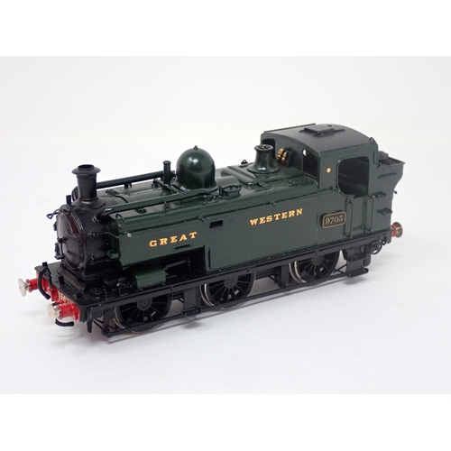 1119 - A Samhongsa brass kit built 00 gauge G.W.R. 97xx Class 0-6-0T Locomotive No.9703. With condensing ap... 