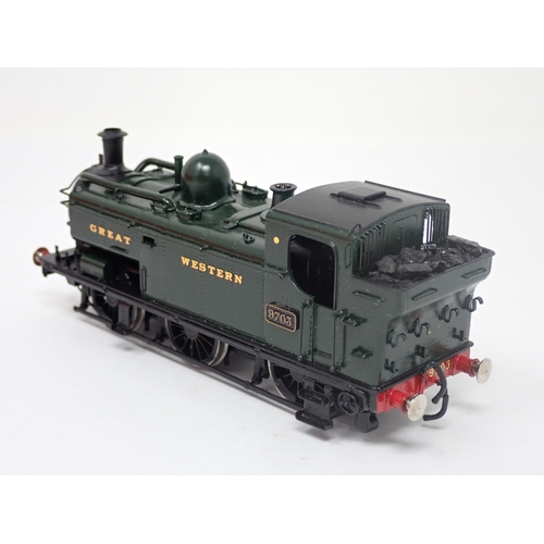 1119 - A Samhongsa brass kit built 00 gauge G.W.R. 97xx Class 0-6-0T Locomotive No.9703. With condensing ap... 