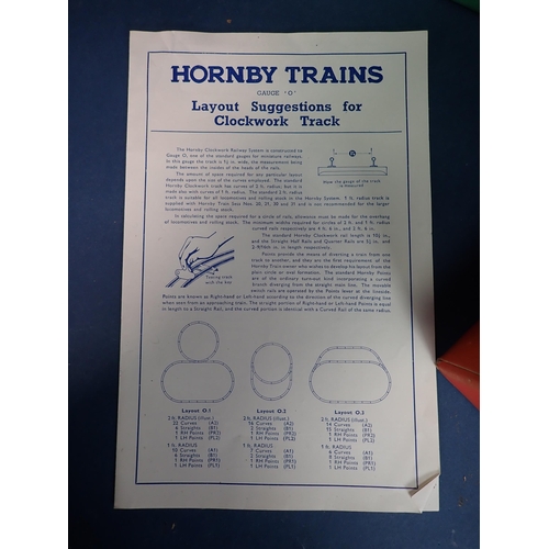 1122 - A boxed Hornby 0 gauge clockwork No.21 Passenger Set, a boxed M1 Locomotive, boxed No.50 Low sided W... 