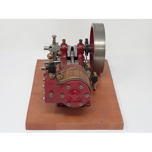 1127 - A scratch built scale model of a Horizontal Steam Engine