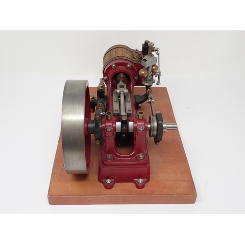 1127 - A scratch built scale model of a Horizontal Steam Engine