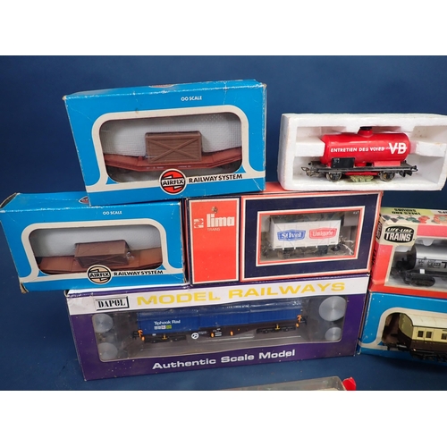 1144 - Three boxed Graham Farish 00 gauge G.W.R. Coaches,  an Airfix Auto-Coach and eight Lima, Dapol and A... 