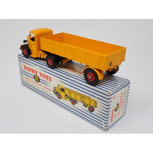 1151 - A boxed Dinky Toys yellow Articulated Lorry