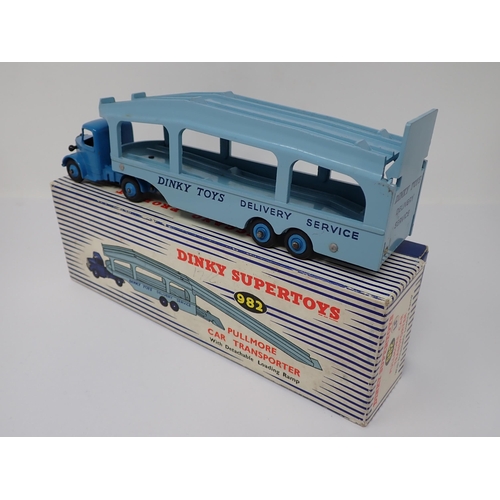 1159 - A boxed Dinky Supertoys No.982 Pullmore Car Transporter with No.794 Loading Ramp