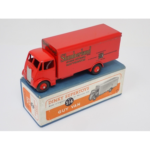 1165 - A boxed Dinky Supertoys No.514 Guy 'Slumberland' Van