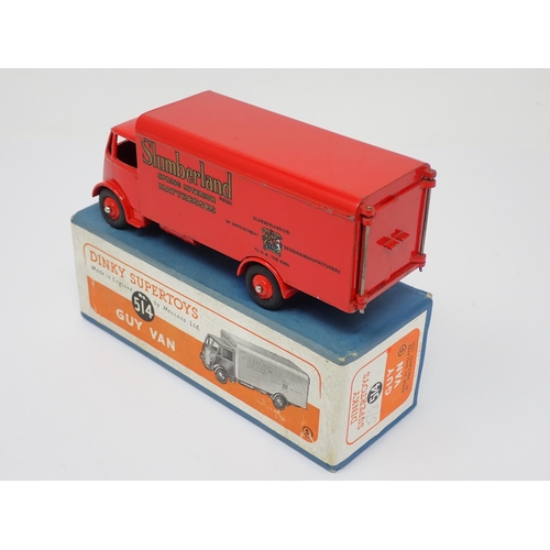 1165 - A boxed Dinky Supertoys No.514 Guy 'Slumberland' Van