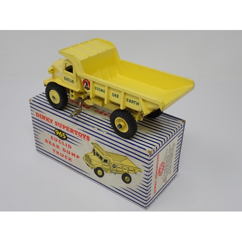 1166 - A boxed Dinky Supertoys No.965 Euclid Rear Dump Truck with packing