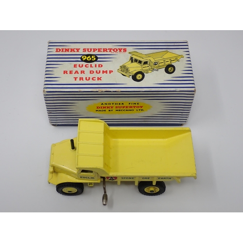 1166 - A boxed Dinky Supertoys No.965 Euclid Rear Dump Truck with packing