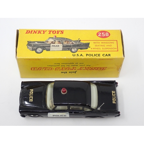 1175 - A boxed Dinky Toys No.258 U.S.A. Police Car